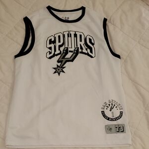 NBA San Antonio Spurs White & Black Sleeveless Jersey Top Victor Wembanyama